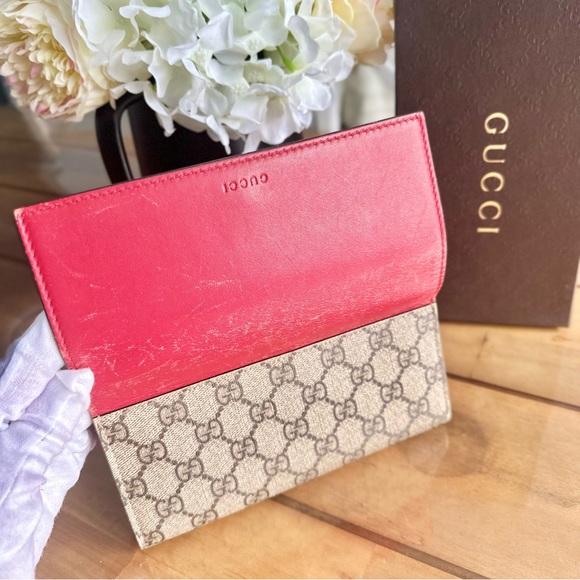 Gucci GG Supreme Bifold Long Wallet Tricolor - Picture 12 of 16